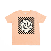 Checkers Smiley - (Choose Your Sports Ball) - Child Tee Little Mama Shirt Shop