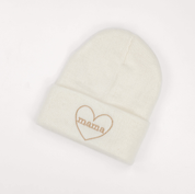Adult Beanie - Mama Heart Around - (Multiple Color Options) Little Mama Shirt Shop LLC