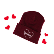 Adult Beanie - Mama Heart Around - (Multiple Color Options) Little Mama Shirt Shop LLC