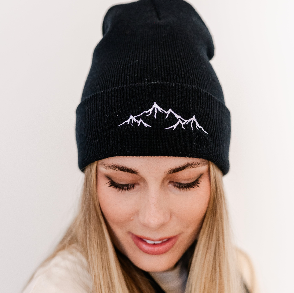 Adult Beanie - Mountain Range - (Multiple Color Options) Little Mama Shirt Shop LLC