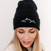 Adult Beanie - Mountain Range - (Multiple Color Options) Little Mama Shirt Shop LLC