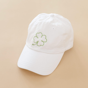 Shamrock Outline - Child Baseball Cap Little Mama Shirt Shop