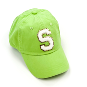 Limited Edition Varsity Initials - Pink w/ Purple - Child Baseball Cap Little Mama Shirt Shop