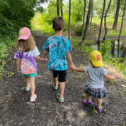 Limited Edition Varsity Initials - Pink w/ Purple - Child Baseball Cap Little Mama Shirt Shop