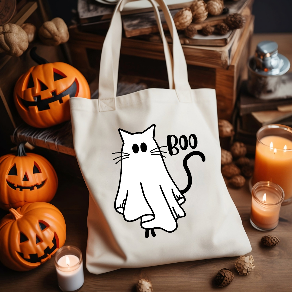 Trick or Treat Totes - (Multiple Design Options) Little Mama Shirt Shop