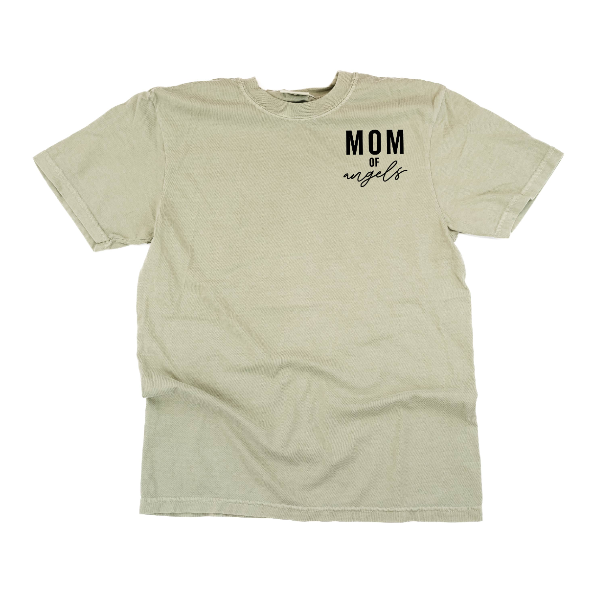 Mom of Angel(s) - Comfort Colors Tee Little Mama Shirt Shop