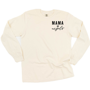 Mama/Mom of Angel(s) - Long Sleeve Comfort Colors Tee Little Mama Shirt Shop