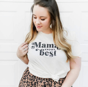 "______ Knows Best" - (Choose Your Grandma Name) - Unisex Tee Little Mama Shirt Shop