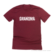 (Choose Your Grandma Name) - Floral Design - Unisex Tee Little Mama Shirt Shop
