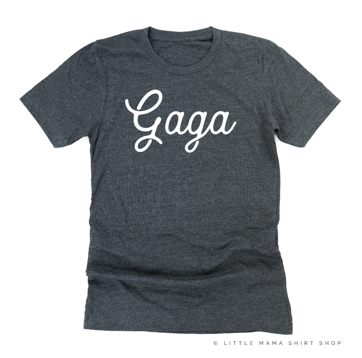 (Choose Your Grandma Name) - Script Design - Unisex Tee Little Mama Shirt Shop