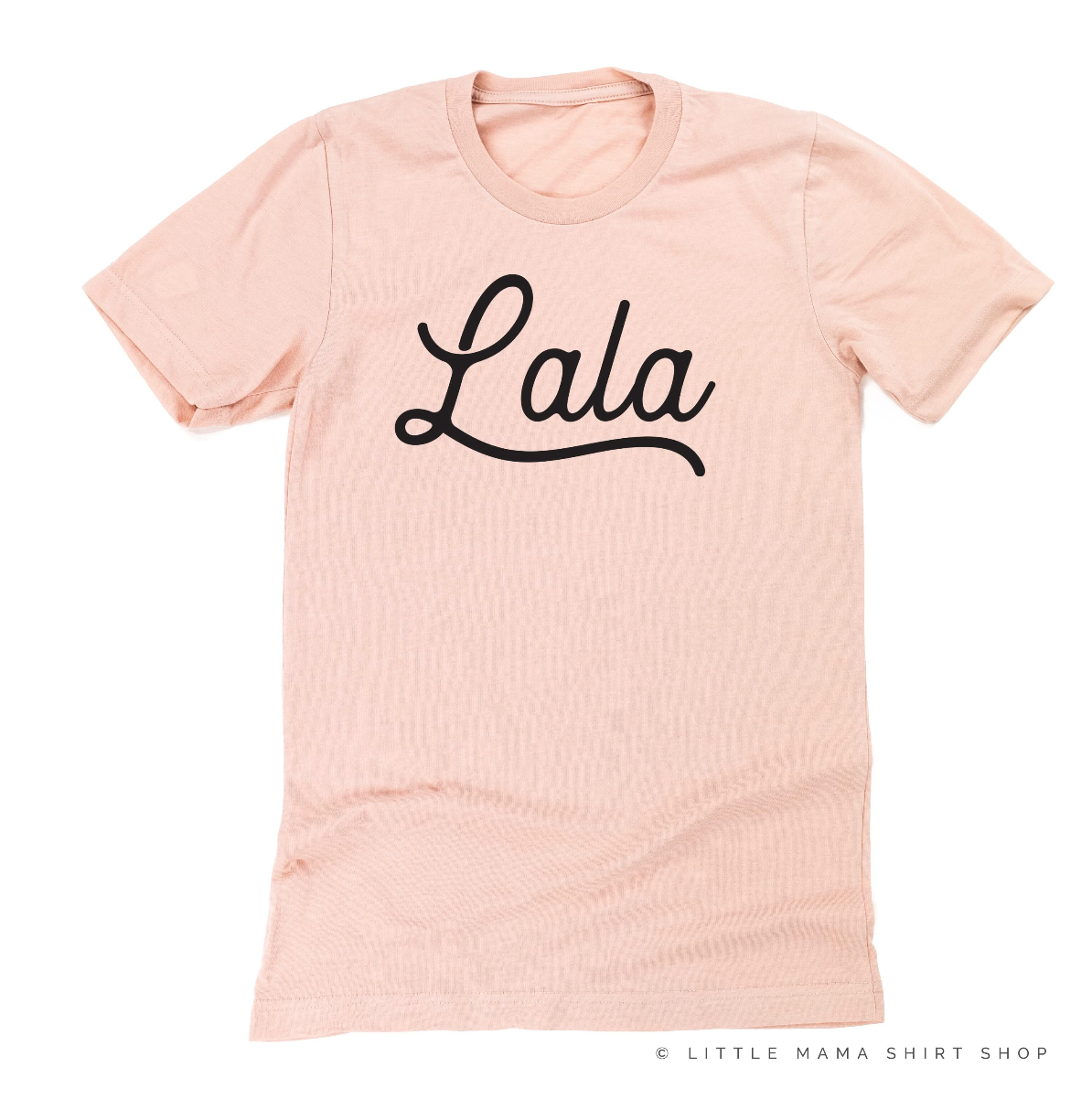 (Choose Your Grandma Name) - Script Design - Unisex Tee Little Mama Shirt Shop