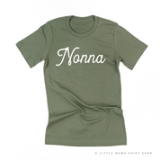(Choose Your Grandma Name) - Script Design - Unisex Tee Little Mama Shirt Shop