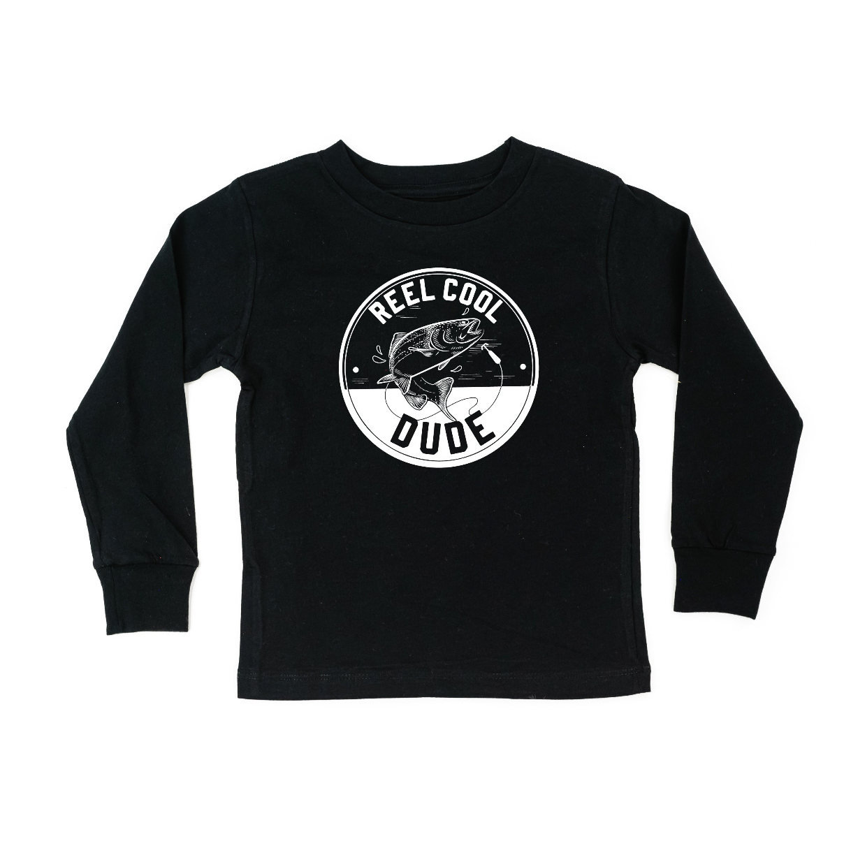 Reel Cool ____ - (Choose Your Kid) - Child Long Sleeve Tee Little Mama Shirt Shop