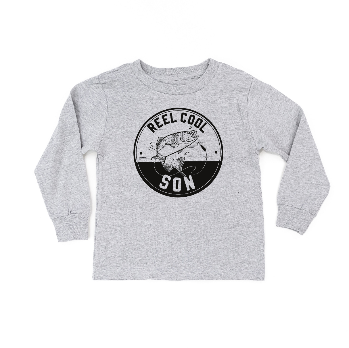 Reel Cool ____ - (Choose Your Kid) - Child Long Sleeve Tee Little Mama Shirt Shop