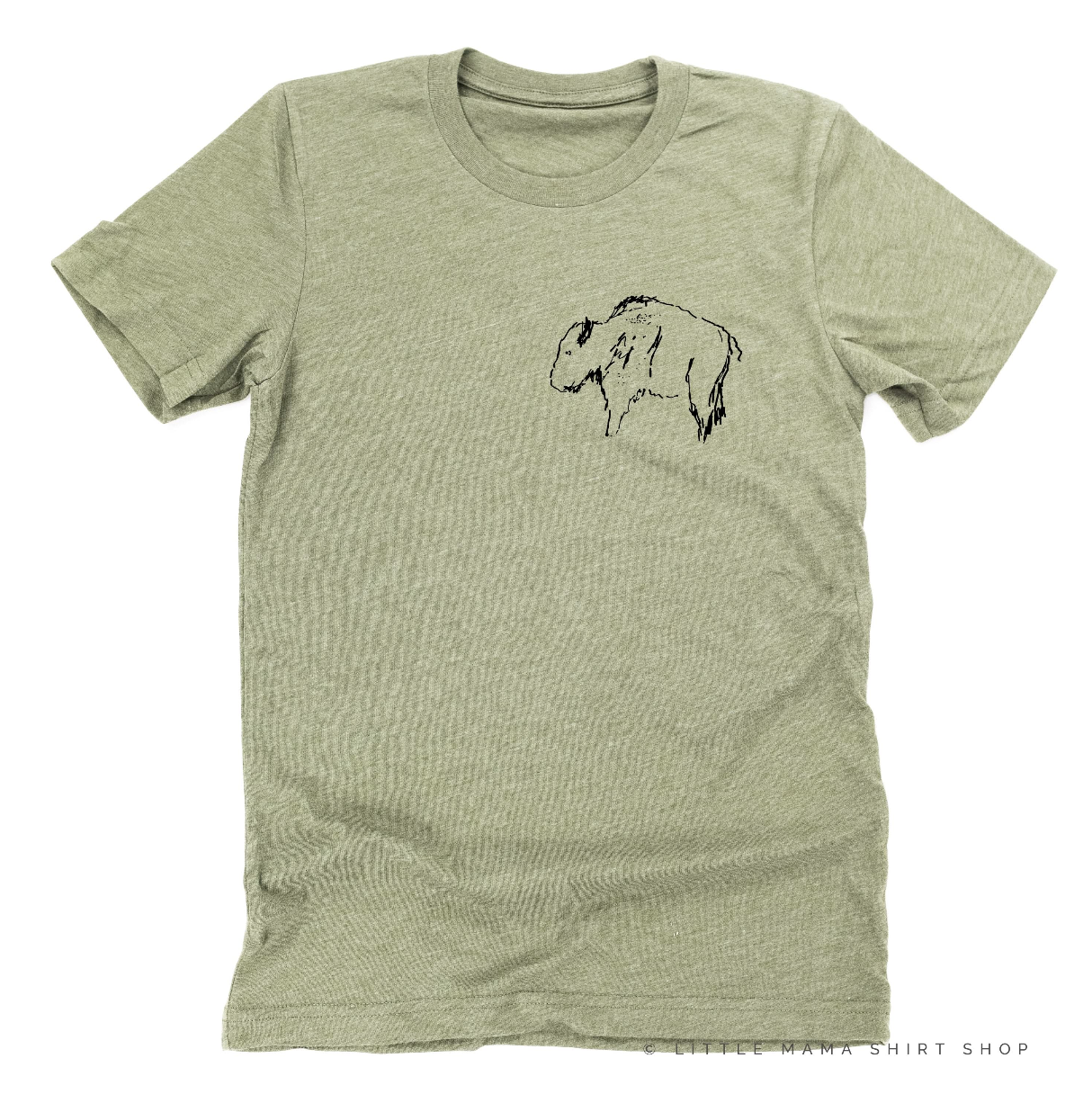 Buffalo - Full Design - Unisex Tee Little Mama Shirt Shop