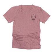 Living My Best Counselor Life - Melty Smiley (pf & b) - Unisex Tee Little Mama Shirt Shop