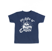 We Ride at Dawn - (Choose Your Mower) - Child Tee Little Mama Shirt Shop