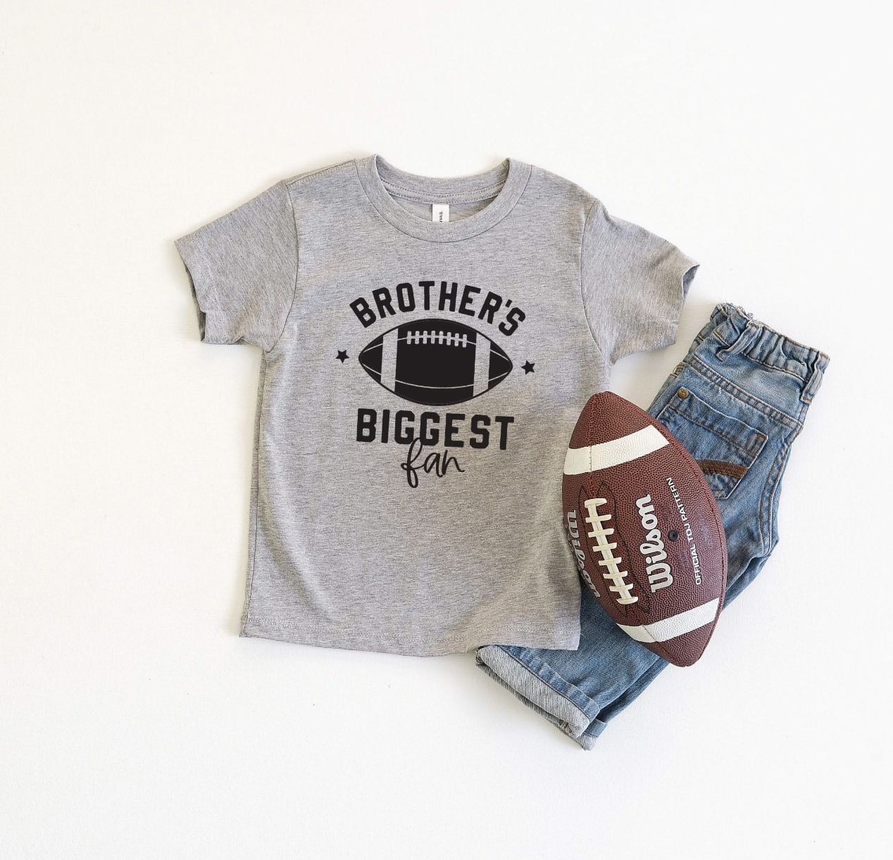 Brother's Biggest Fan - (Choose your Sport) - Child Tee Little Mama Shirt Shop