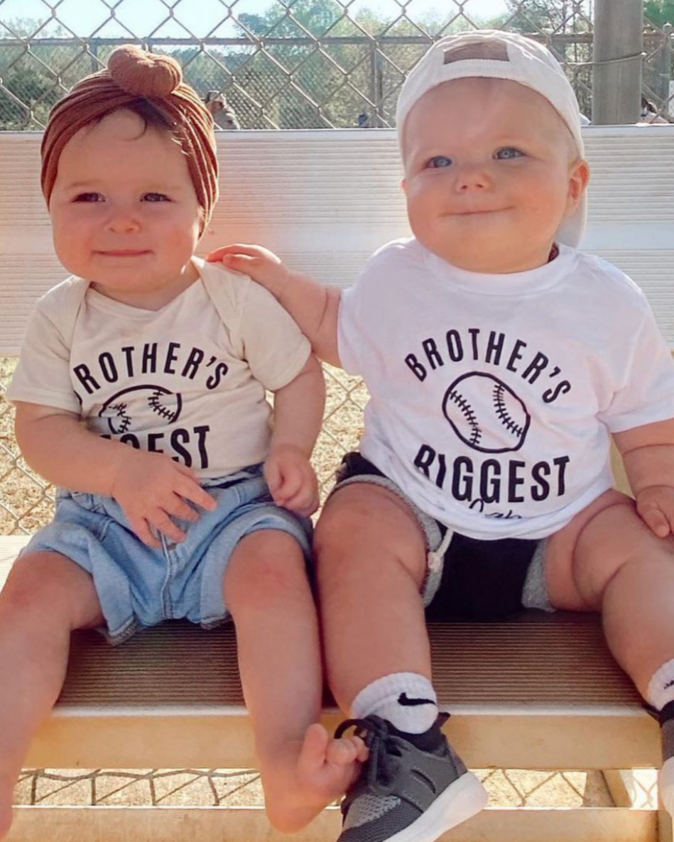 Brother's Biggest Fan - (Choose your Sport) - Child Tee Little Mama Shirt Shop