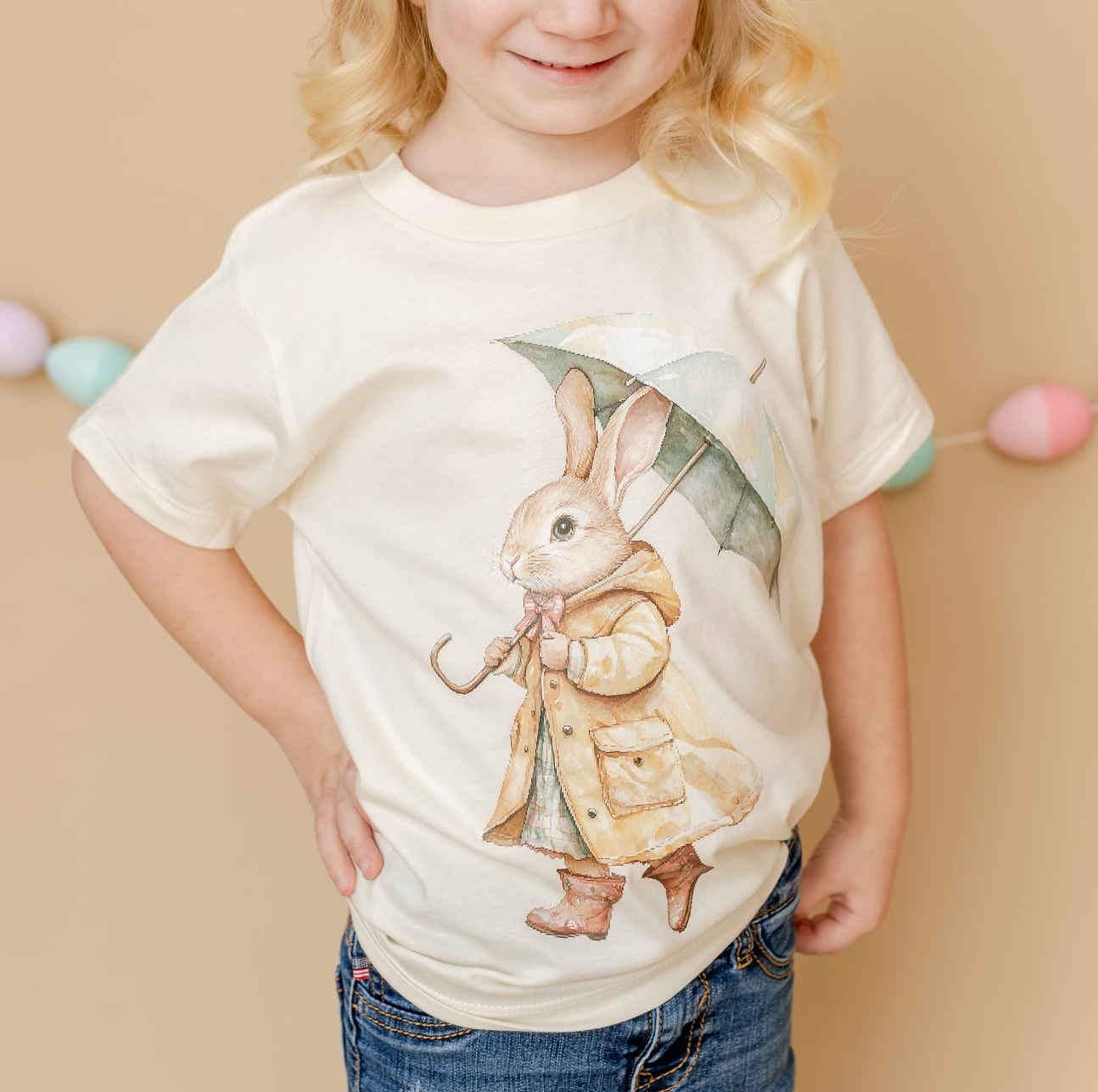 Watercolor Easter Animals - Child Tee Little Mama Shirt Shop