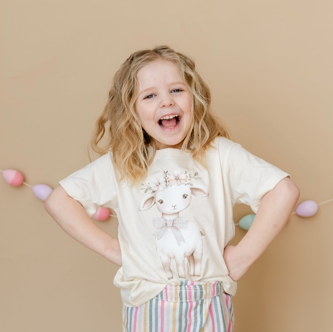 Watercolor Easter Animals - Child Tee Little Mama Shirt Shop