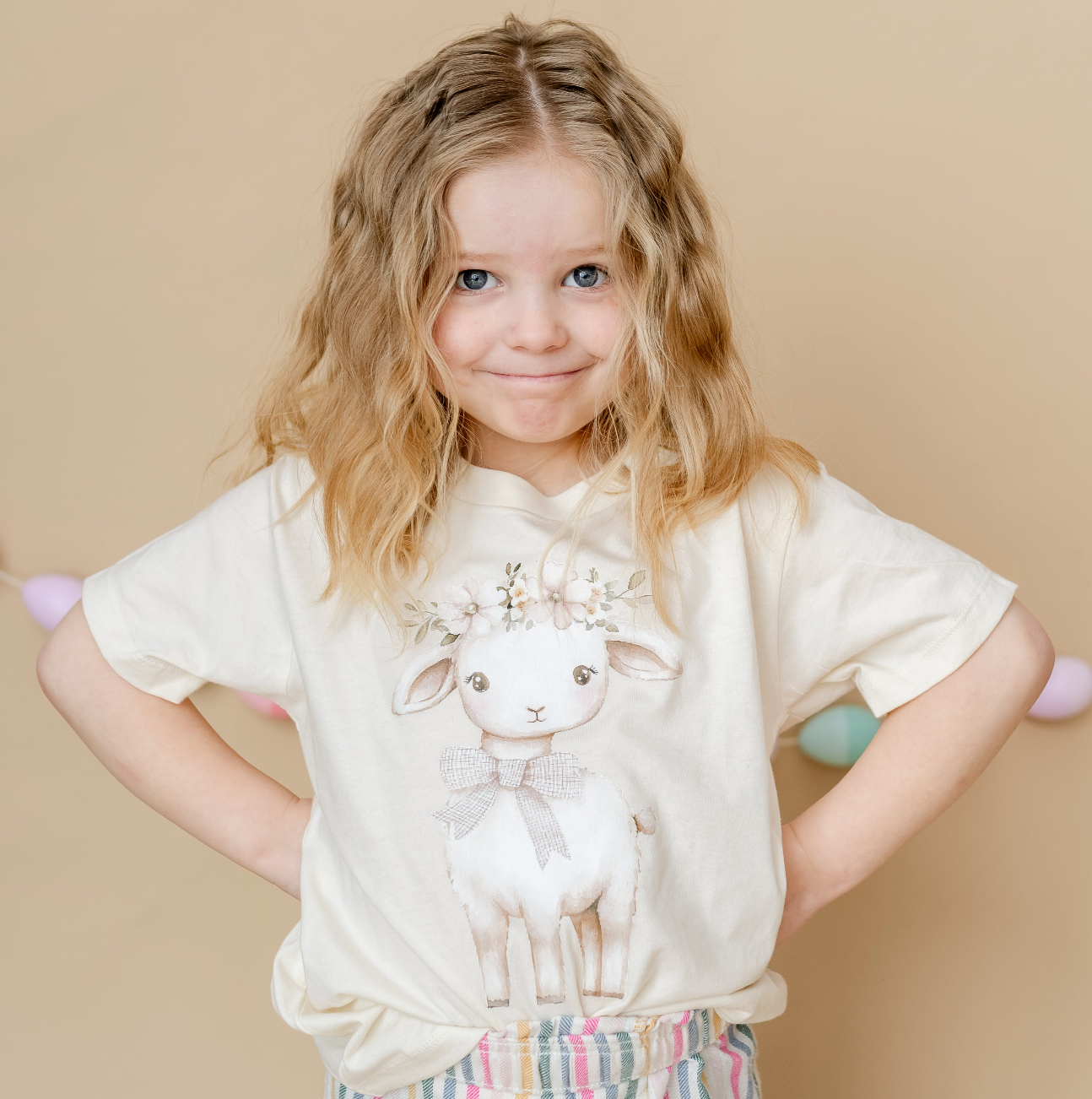 Watercolor Easter Animals - Child Tee Little Mama Shirt Shop