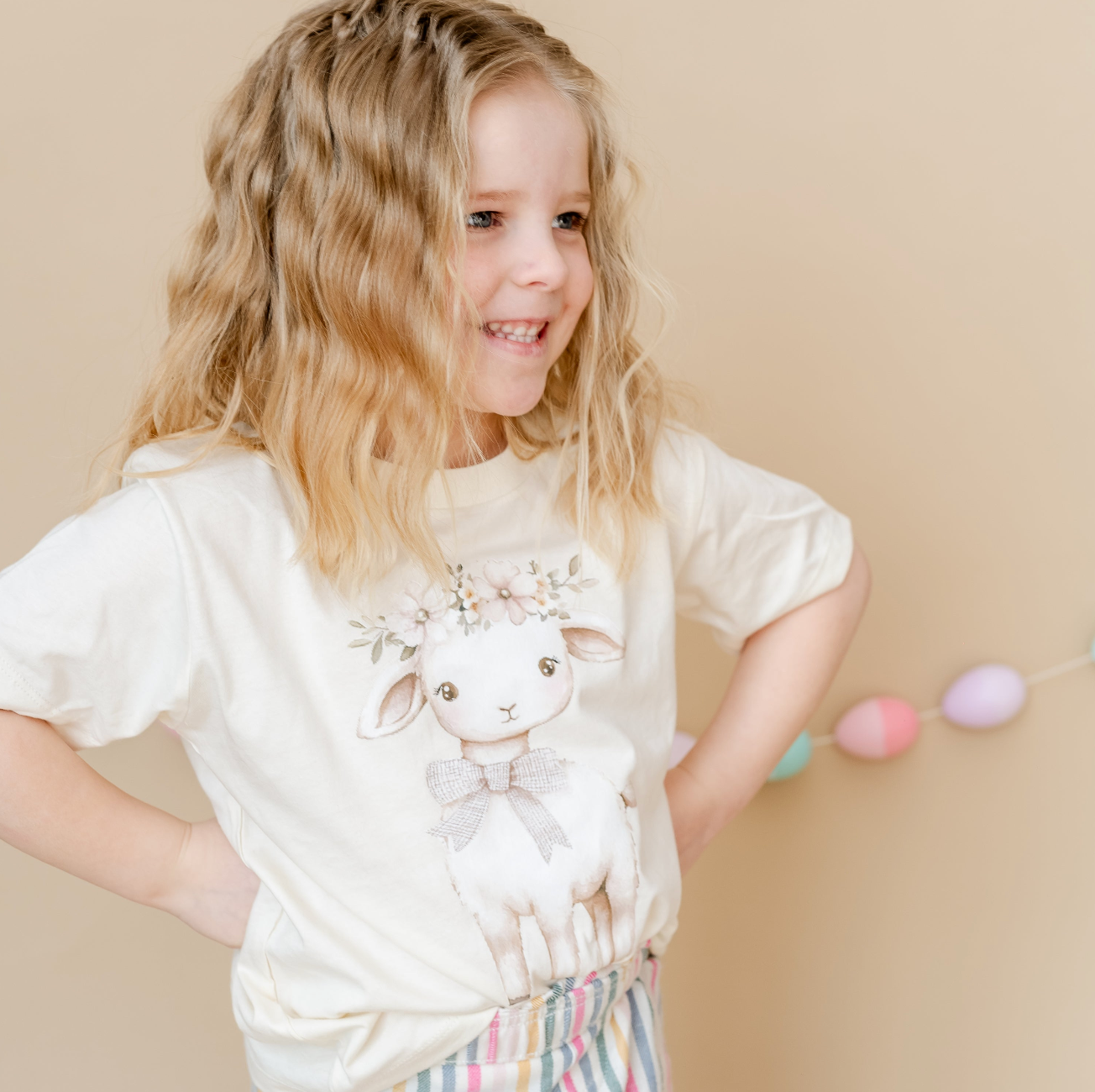 Watercolor Easter Animals - Child Tee Little Mama Shirt Shop