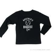 Brother's Biggest Fan - (Choose your Sport) - Child Long Sleeve Tee Little Mama Shirt Shop