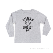 Sister's Biggest Fan - (Choose your Sport) - Child Long Sleeve Tee Little Mama Shirt Shop