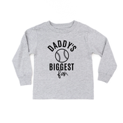 Daddy's Biggest Fan - (Choose your Sport) - Child Long Sleeve Tee Little Mama Shirt Shop