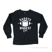 Daddy's Biggest Fan - (Choose your Sport) - Child Long Sleeve Tee Little Mama Shirt Shop
