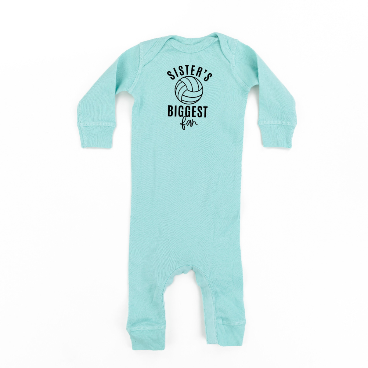Sister's Biggest Fan - (Choose your Sport) - Infant Sleeper Little Mama Shirt Shop