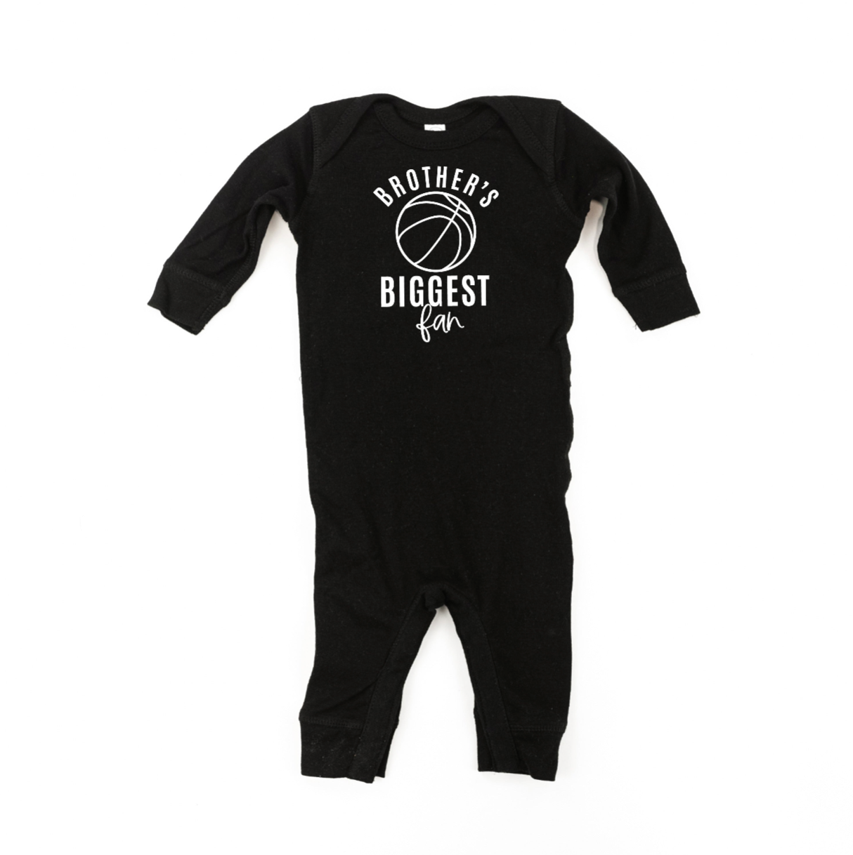 Brother's Biggest Fan - (Choose your Sport) - Infant Sleeper Little Mama Shirt Shop