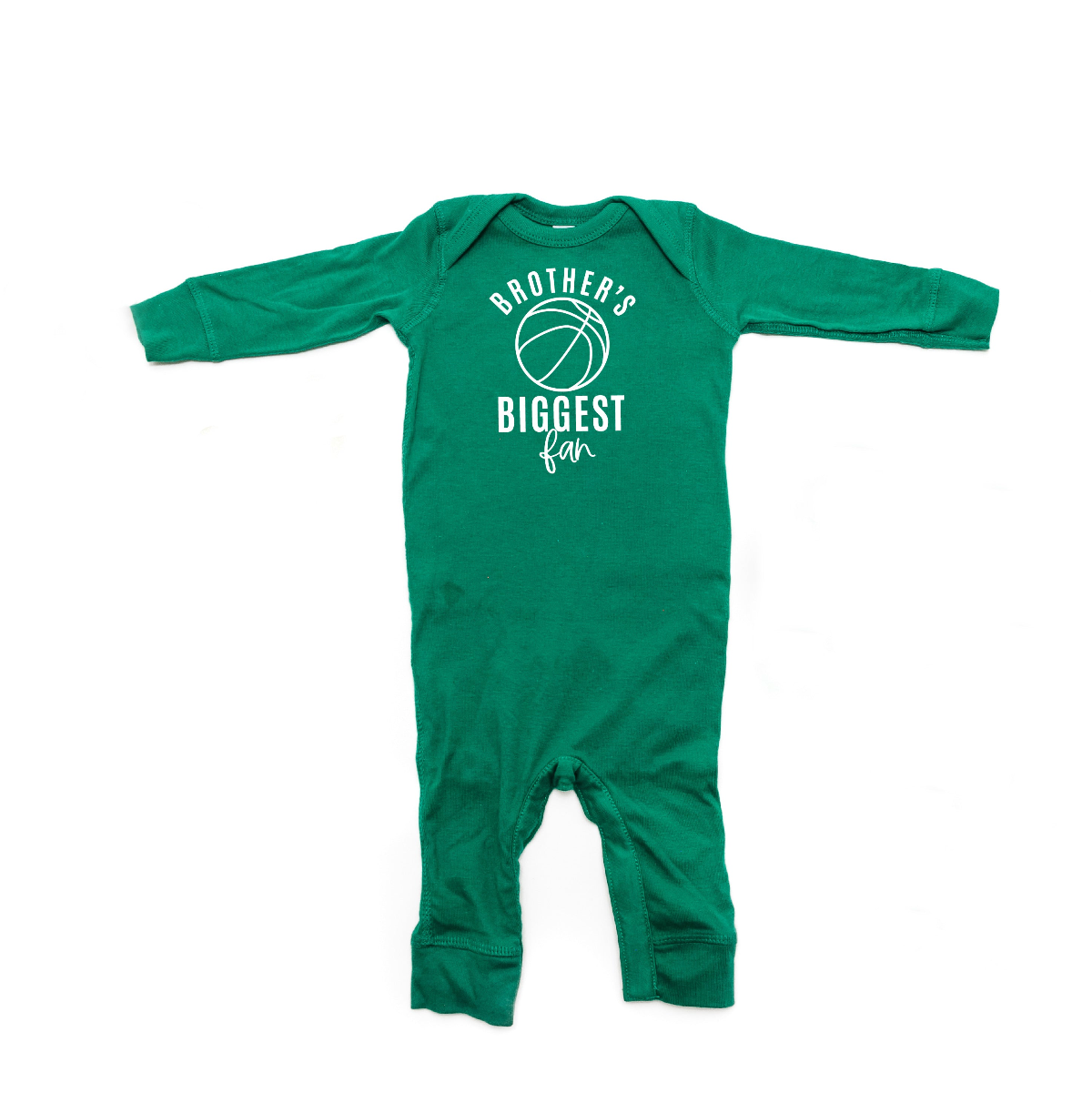 Brother's Biggest Fan - (Choose your Sport) - Infant Sleeper Little Mama Shirt Shop