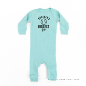 Brother's Biggest Fan - (Choose your Sport) - Infant Sleeper Little Mama Shirt Shop