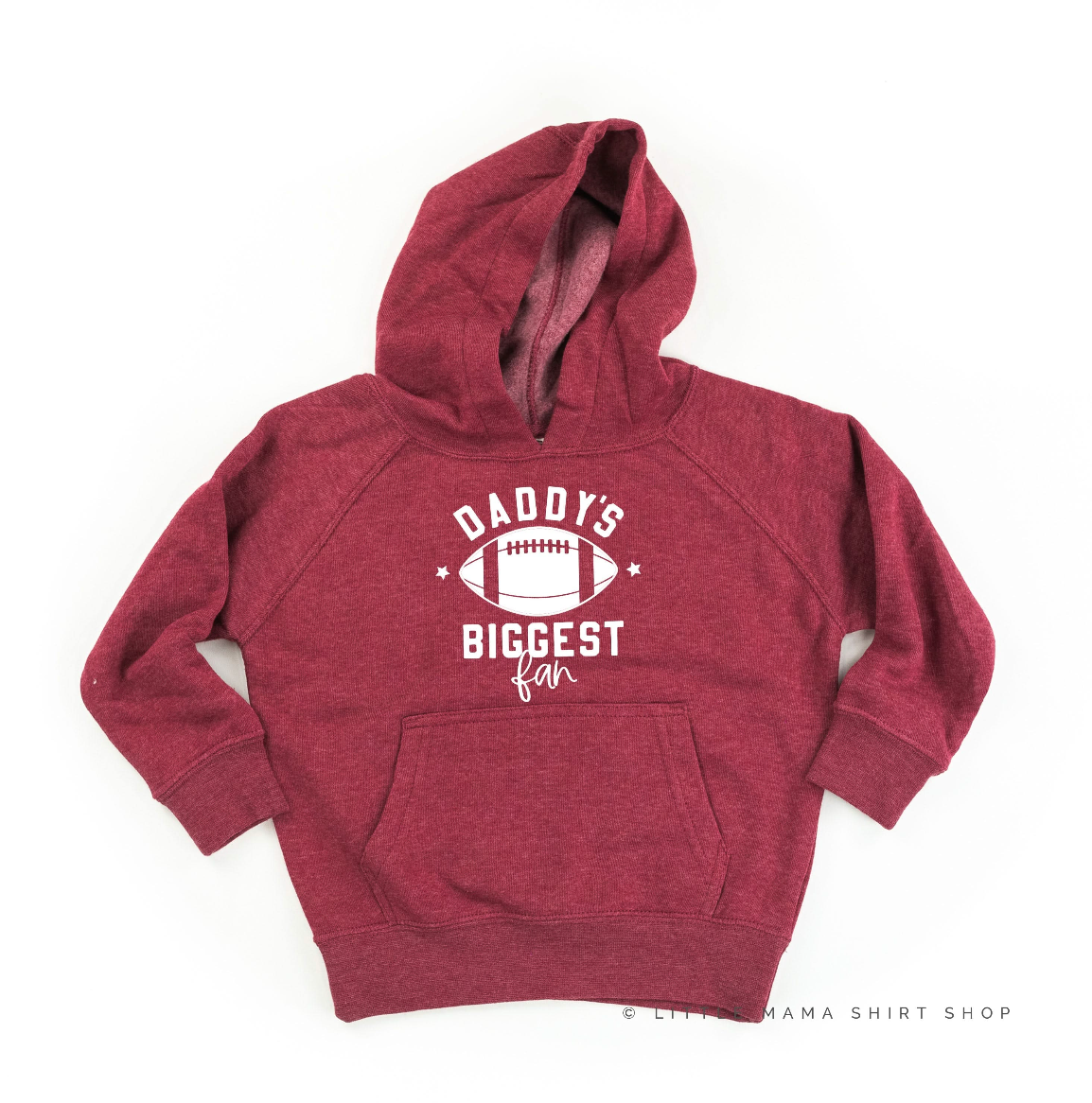 Daddy's Biggest Fan - (Choose your Sport) - Child Hoodie Little Mama Shirt Shop LLC
