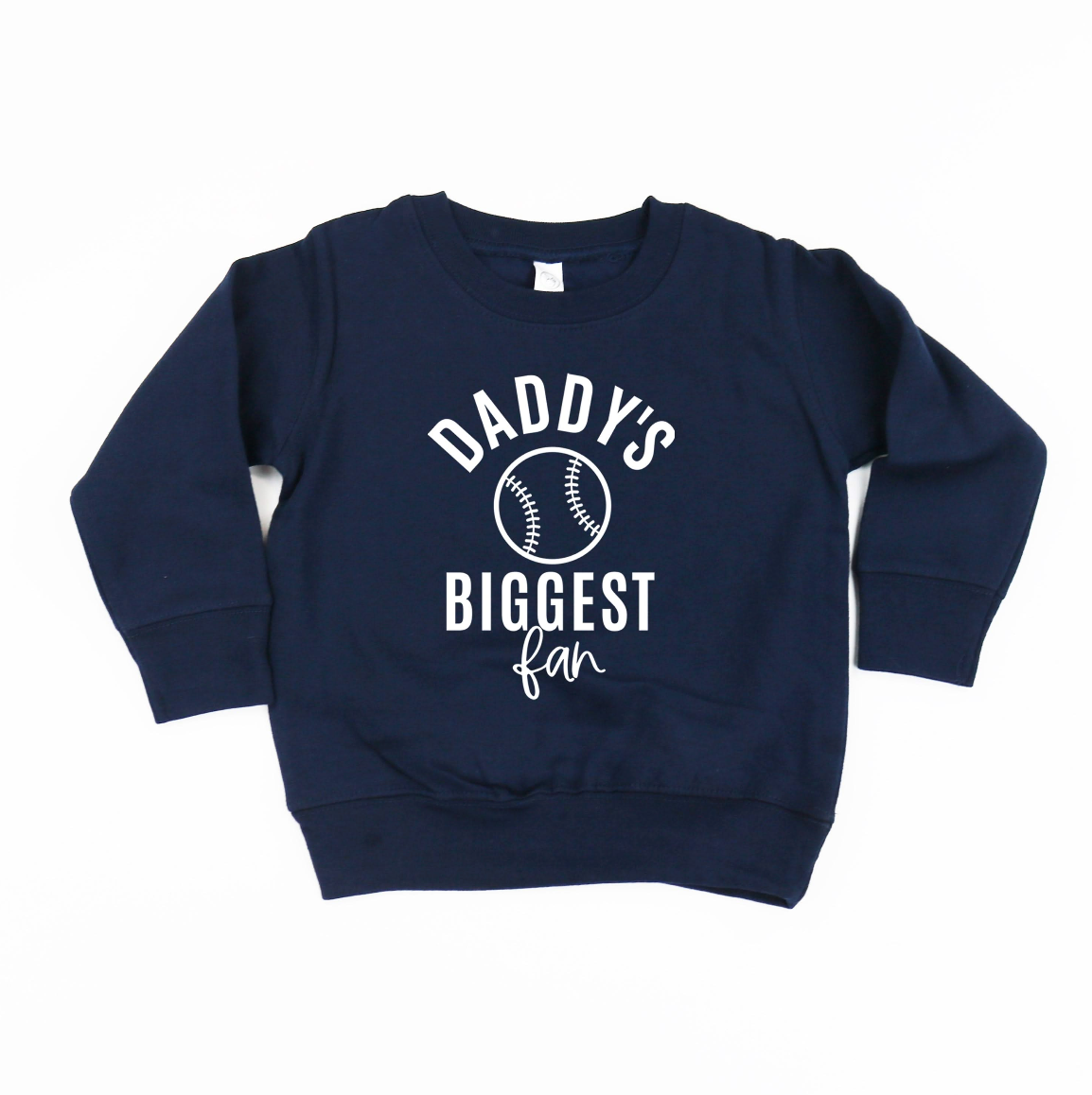 Daddy's Biggest Fan - (Choose your Sport) - Child Sweater Little Mama Shirt Shop