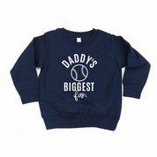 Daddy's Biggest Fan - (Choose your Sport) - Child Sweater Little Mama Shirt Shop