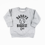 Daddy's Biggest Fan - (Choose your Sport) - Child Sweater Little Mama Shirt Shop