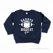 Daddy's Biggest Fan - (Choose your Sport) - Child Sweater Little Mama Shirt Shop