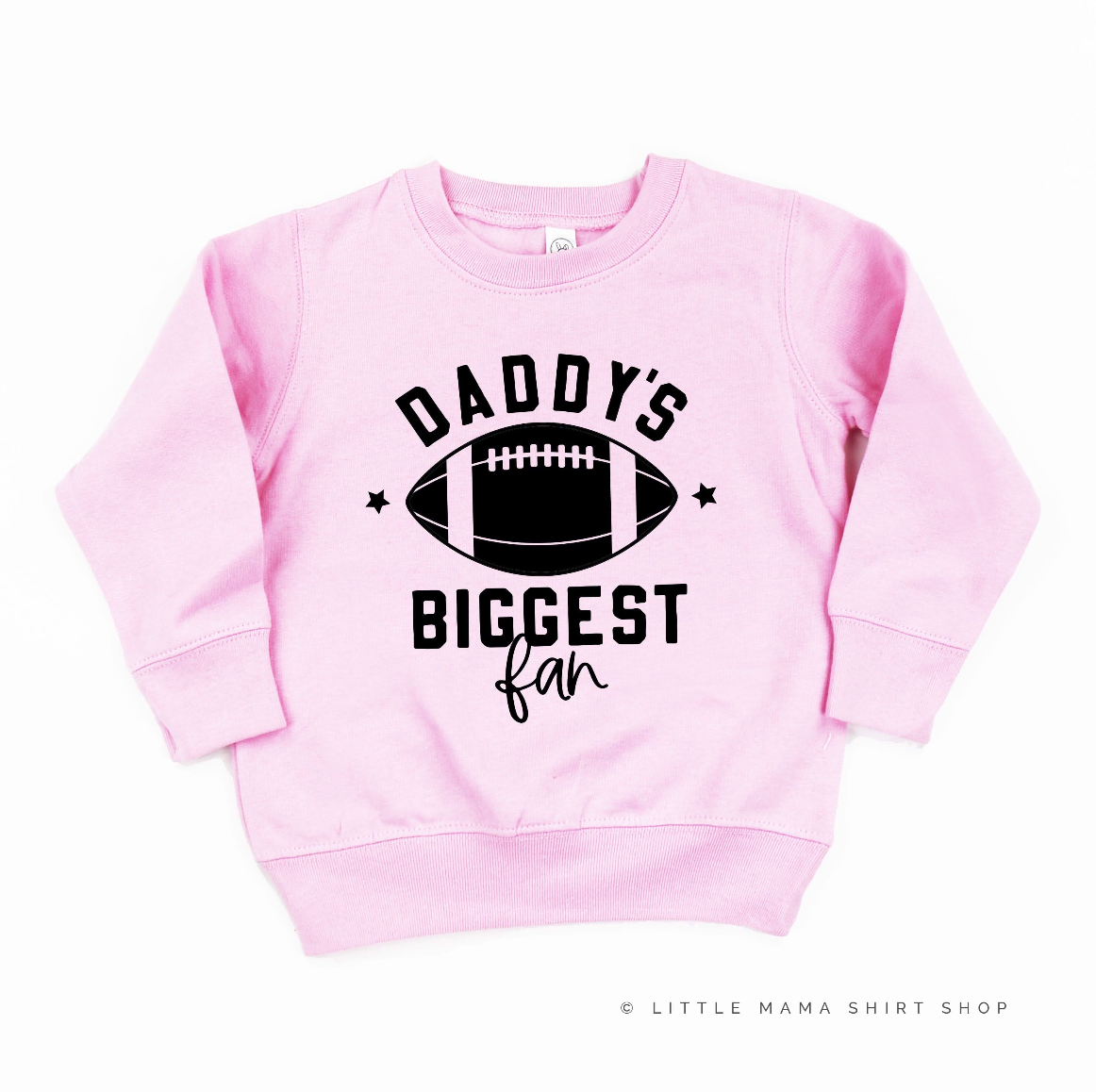 Daddy's Biggest Fan - (Choose your Sport) - Child Sweater Little Mama Shirt Shop