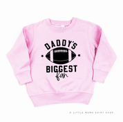 Daddy's Biggest Fan - (Choose your Sport) - Child Sweater Little Mama Shirt Shop