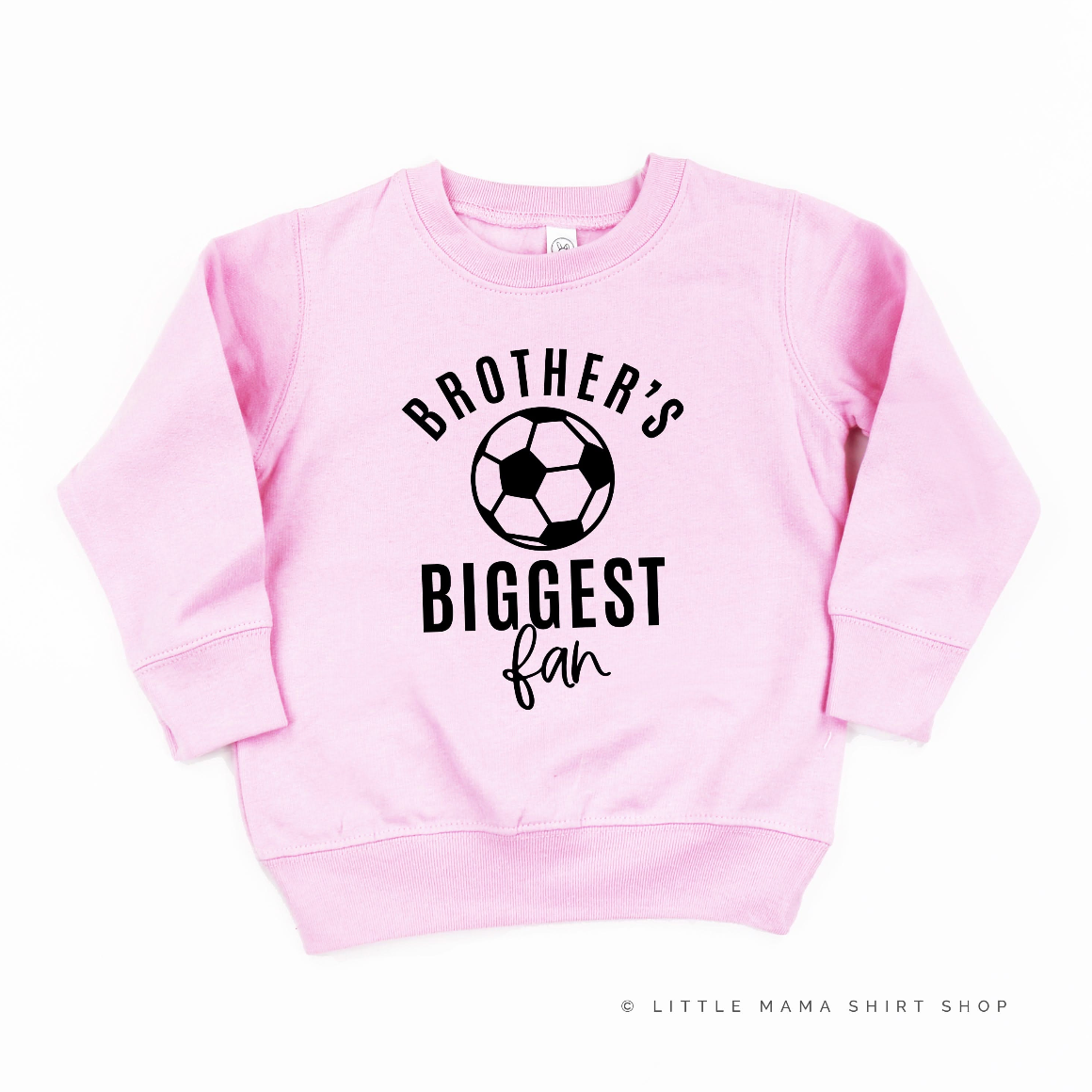 Brother's Biggest Fan - (Choose your Sport) - Child Sweater Little Mama Shirt Shop