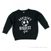 Brother's Biggest Fan - (Choose your Sport) - Child Sweater Little Mama Shirt Shop