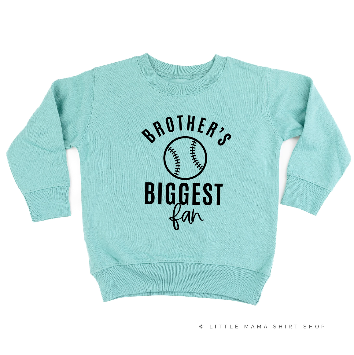 Brother's Biggest Fan - (Choose your Sport) - Child Sweater Little Mama Shirt Shop