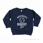 Brother's Biggest Fan - (Choose your Sport) - Child Sweater Little Mama Shirt Shop