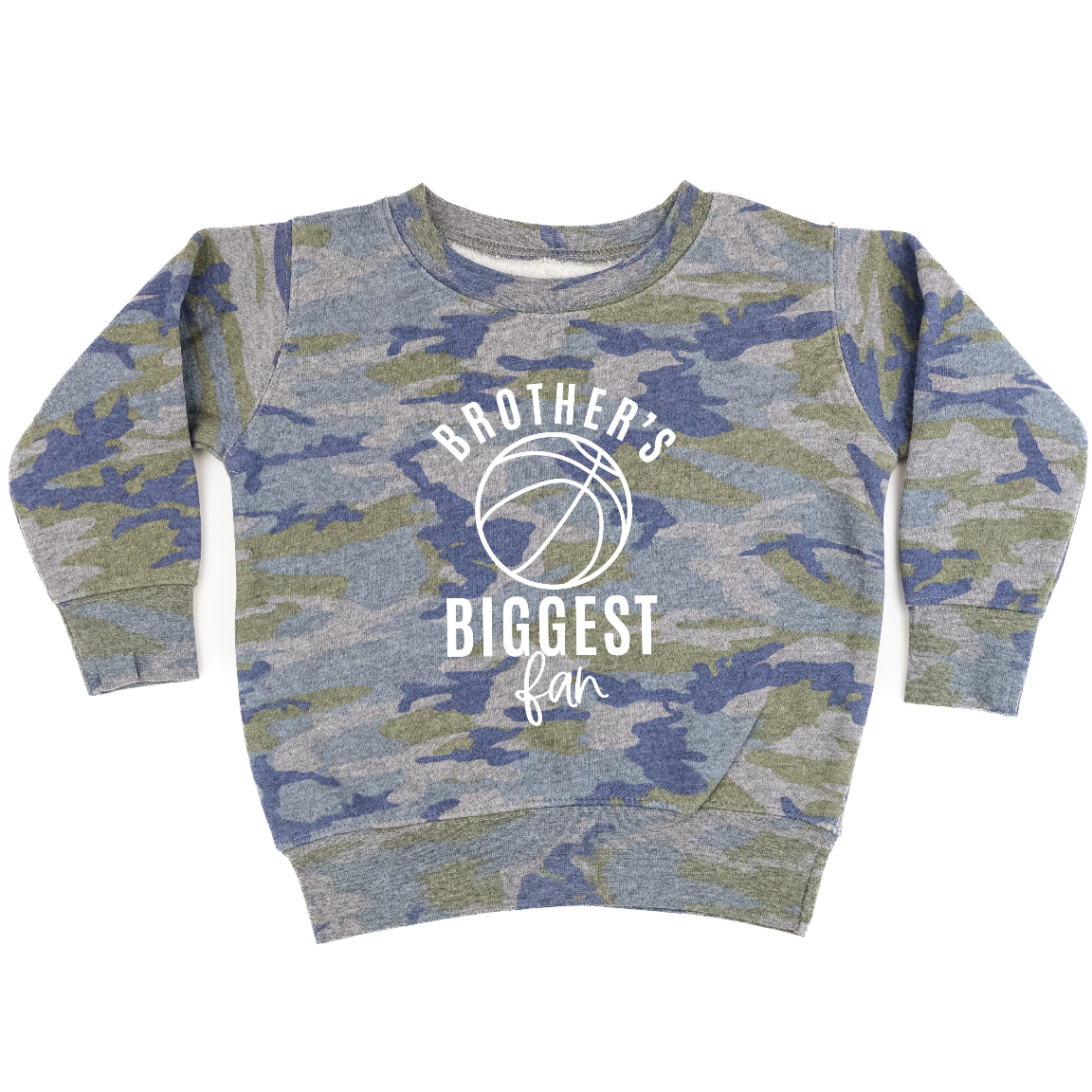 Brother's Biggest Fan - (Choose your Sport) - Child Sweater Little Mama Shirt Shop