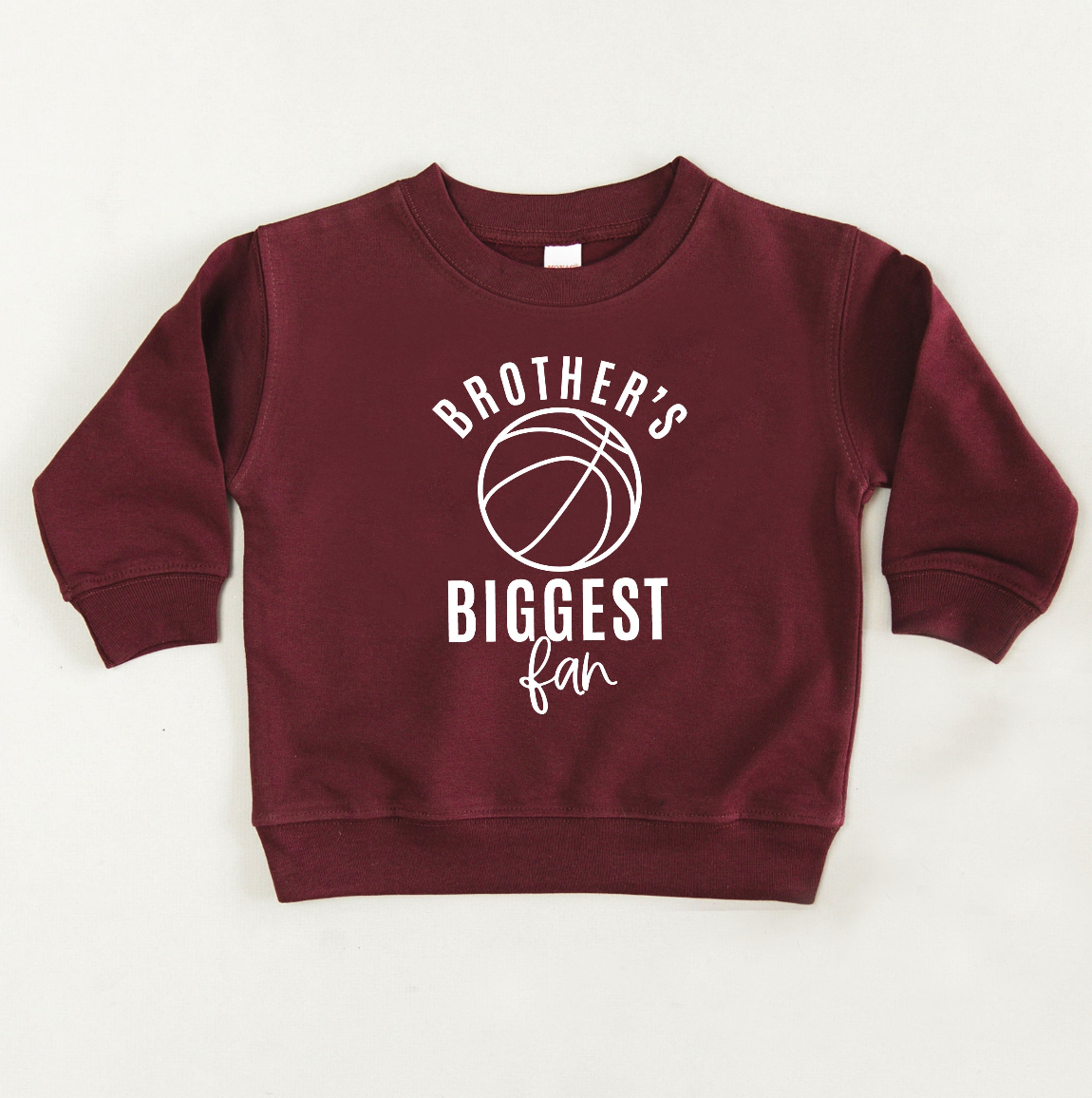 Brother's Biggest Fan - (Choose your Sport) - Child Sweater Little Mama Shirt Shop