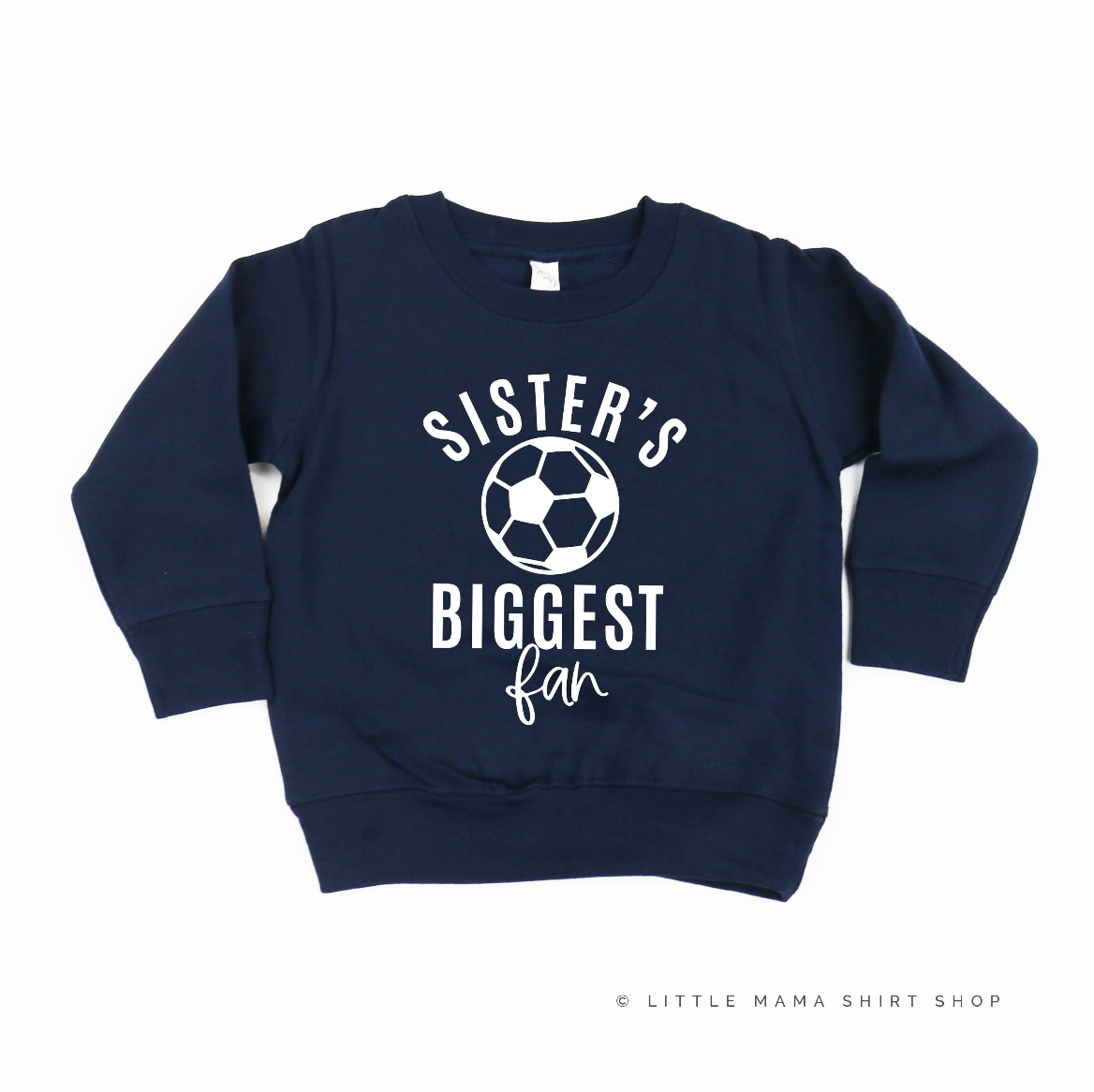 Sister's Biggest Fan - (Choose your Sport) - Child Sweater Little Mama Shirt Shop