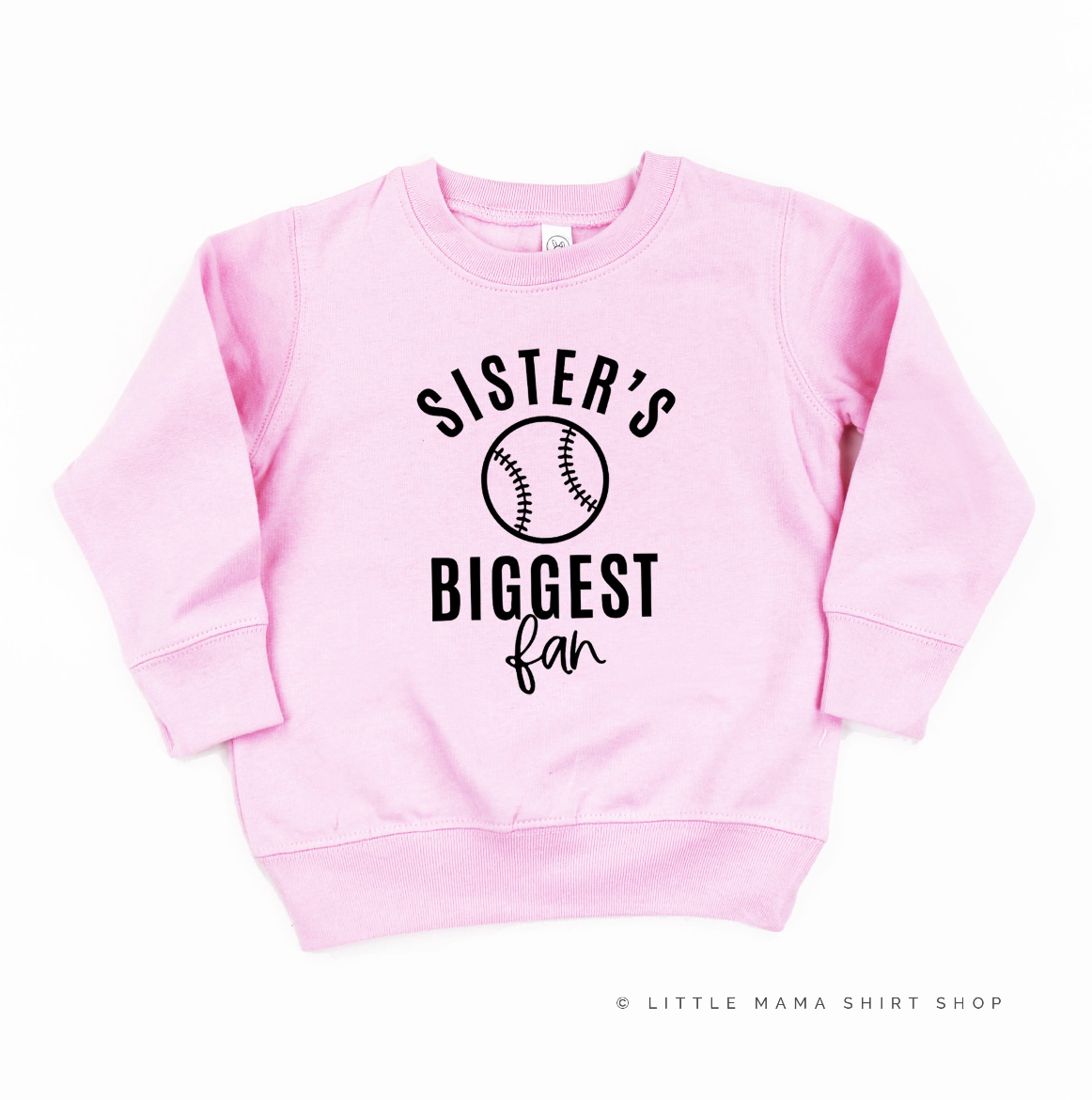 Sister's Biggest Fan - (Choose your Sport) - Child Sweater Little Mama Shirt Shop